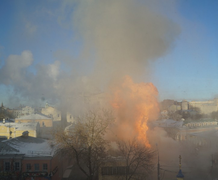 Фото взрыва газового баллона